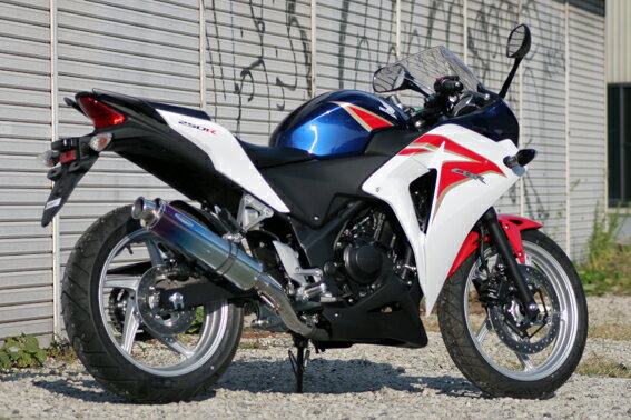 CBR250R Aria チタンサイレンサー TypeC（カールエンド）スリップオン リアライズレーシング（RealizeRacing）