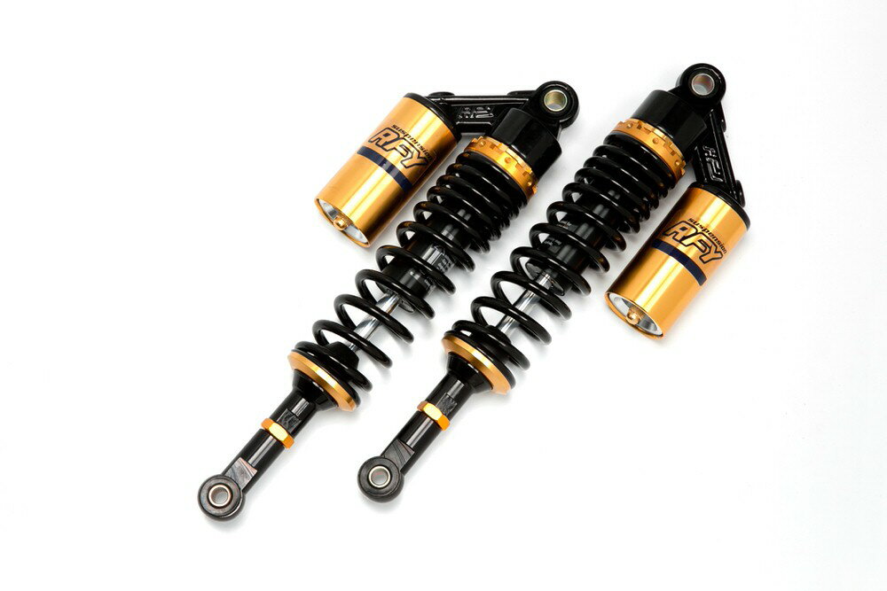 GSX400Sカタナ ブラック/ゴールドリアショック RFY（アールエフワイ）