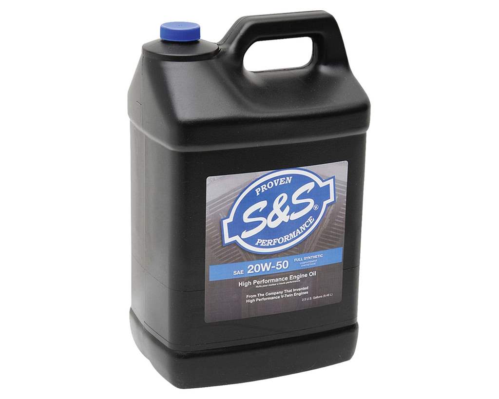 SYNTHETIC エンジンオイル 20W-50 2.5ガロン（024448） S＆S（エスアンドエス）