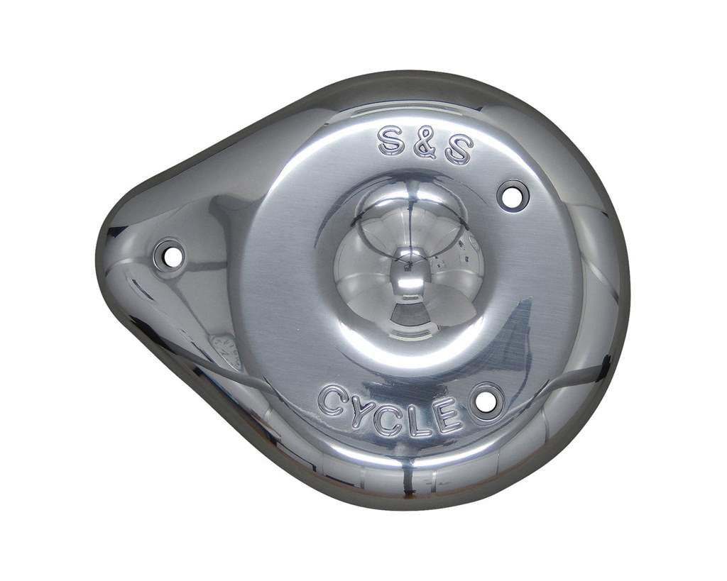 ノスタルジックエアクリーナーカバー E/Gキャブ用 ポリッシュ（012761） S＆S（エスアンドエス）