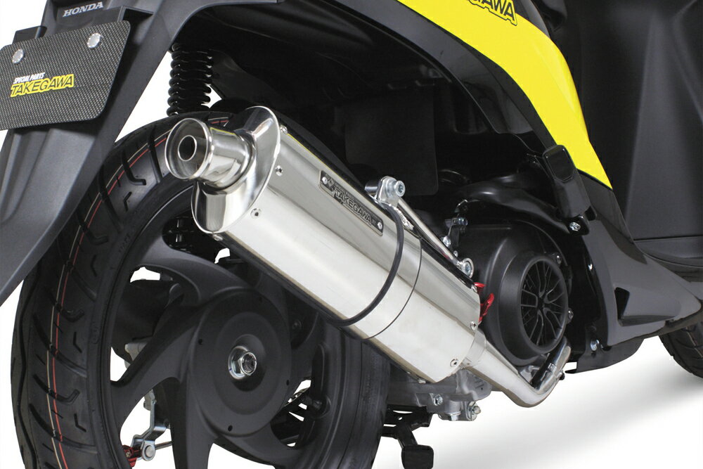 Dio110（ディオ110）JF58 パワーサイレントオーバルマフラー（政府認証マフラー） SP武川（TAKEGAWA）