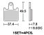 NINJA ZX-6R（07～12年） ストリートエクセル（シンター）ブレーキパッド フロント用 838HS SBS（エスビーエス）
