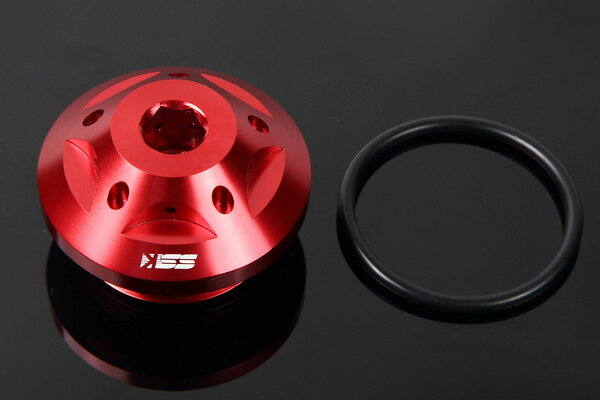 Ninja H2/H2R（15年〜） オイルフィラーキャップ M30×P1.5 レッド SSK SPEEDRA（スピードラ）