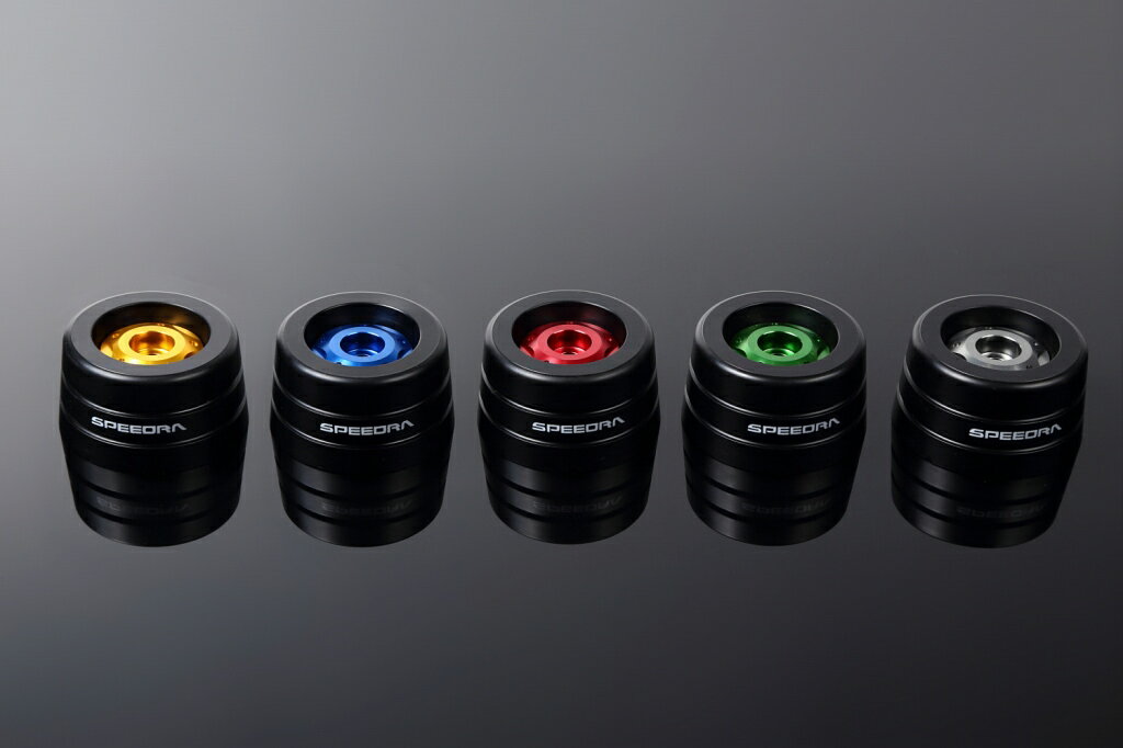 フロントアクスルスライダー左右セット チタンカラー SSK SPEEDRA（スピードラ） Z900RS/CAFE