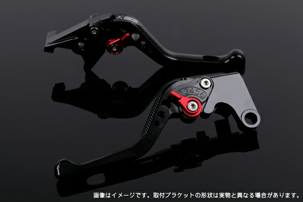 バルカン1500（VULCAN） ショートアジャストレバーセット 3D レバー：ブラック SSK SPEEDRA（スピードラ）