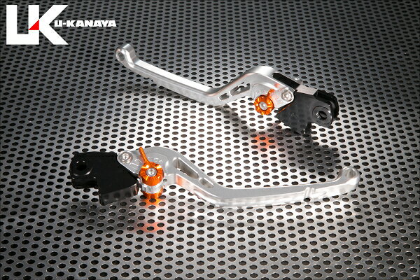 BMW R1200S（06～08年） スタンダードタイプ ロングアルミビレットレバーセット（シルバー） U-KANAYA