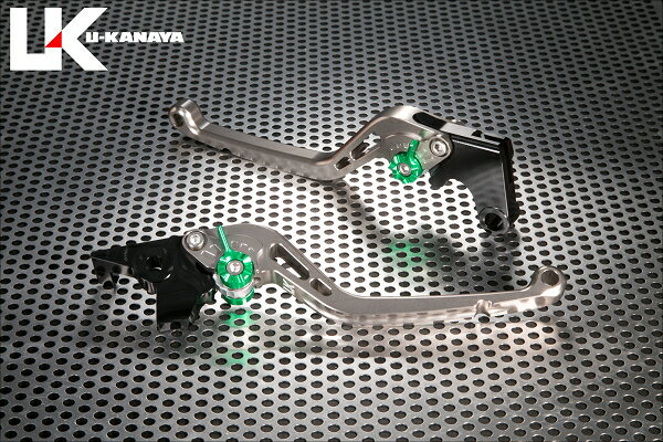 Z250 スタンダードタイプ ロングアルミビレットレバーセット（チタンカラー） U-KANAYA