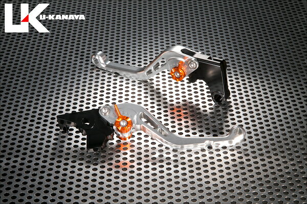 Z250 スタンダードタイプ ショートアルミビレットレバーセット（シルバー） U-KANAYA