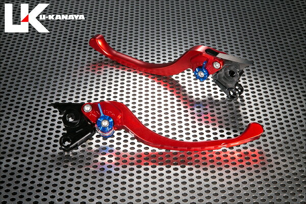 DUCATI 750SS（99～02年） ツーリングタイプ アルミビレットレバーセット（レッド） U-KANAYA