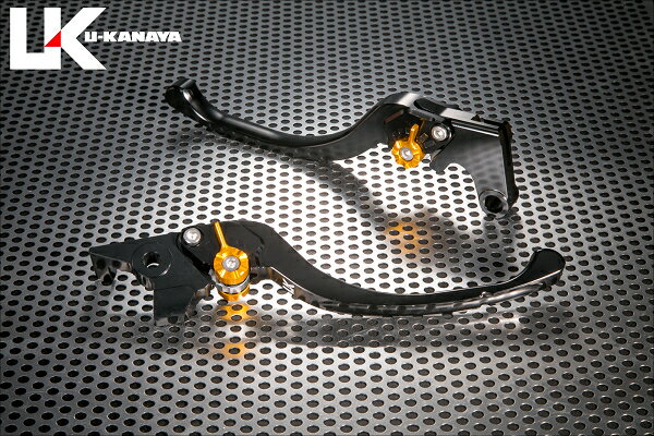 Z750（04～06年/S（05～07年） ツーリングタイプ アルミビレットレバーセット（ブラック） U-KANAYA