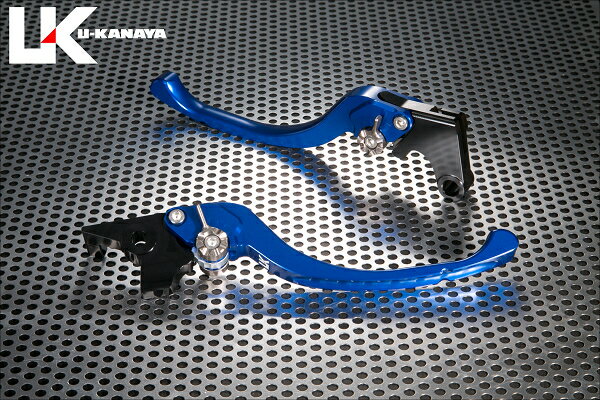 SV650・S（99～09年） ツーリングタイプ アルミビレットレバーセット（ブルー） U-KANAYA