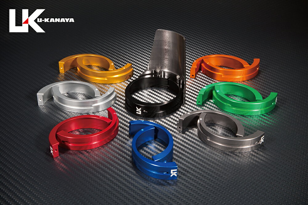 CB750 （RC42） アルミビレットフロントフォークガード （チタンカラー） U-KANAYA