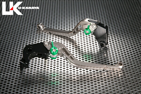 ZX-10R（16年～） スタンダードタイプ ロングアルミビレットレバーセット（チタンカラー） U-KANAYA