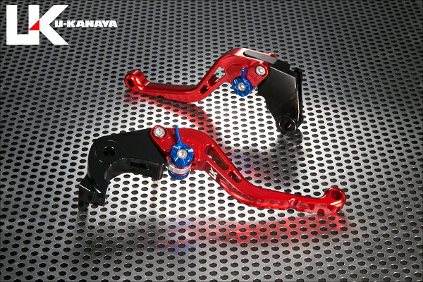 ZX-10R（16年～） スタンダードタイプ ショートアルミビレットレバーセット（レッド） U-KANAYA