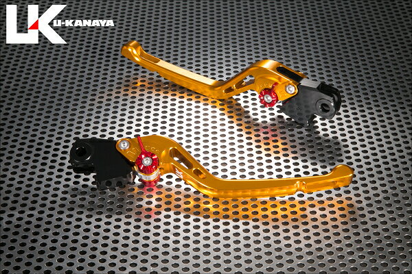 BMW R1200GS Adventure（06～13年） GPタイプ ロングアルミビレットレバーセット（ゴールド） U-KANAYA