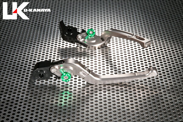 DUCATI 1098（07～08年） 可倒式Rタイプ アルミビレットレバーセット（チタンカラー） U-KANAYA
