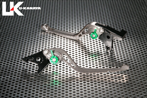 TRIUMPH SpeedFour（スピードフォー）03～04年 GPタイプ ロングアルミビレットレバーセット（チタンカラー） U-KANAYA