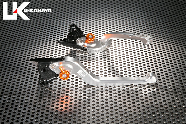 マジェスティ（MAJESTY）SG20J ～11年 可倒式Rタイプ アルミビレットレバーセット（シルバー） U-KANAYA