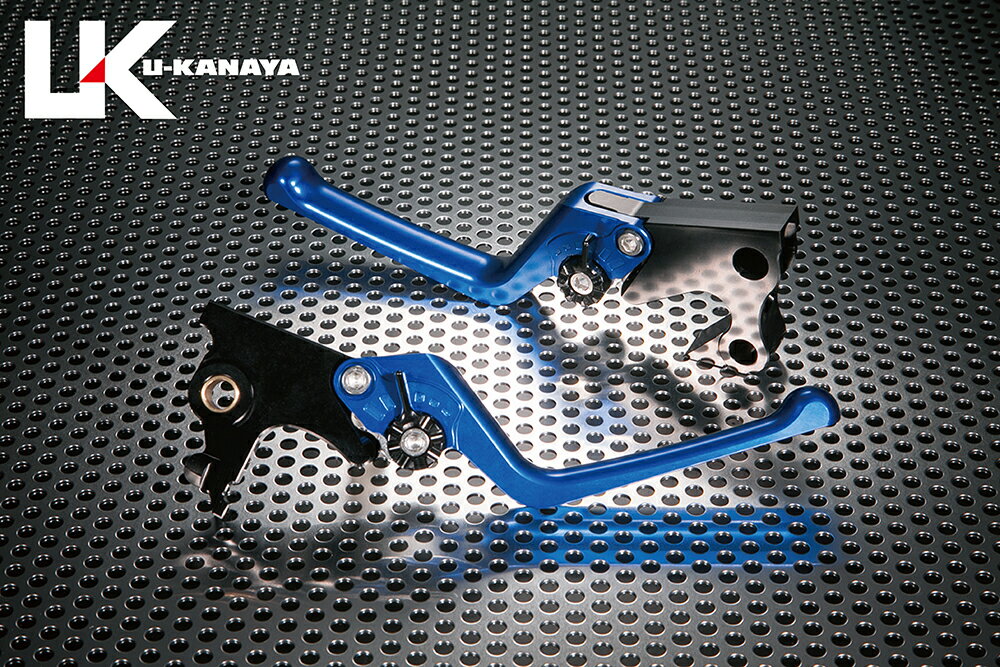 ツーリング（TOURING） ストリートタイプ アルミビレットレバーセット（ブルー） U-KANAYA