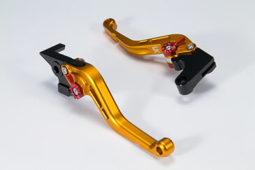 スタンダードタイプ ショートアルミビレットレバーセット マットゴールド U-KANAYA CBR400F(NC17)
