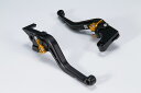 GSX-S1000(GT79A/GT79B) 〜20年 スタンダードタイプ ショートアルミビレットレバーセット マットブラック U-KANAYA