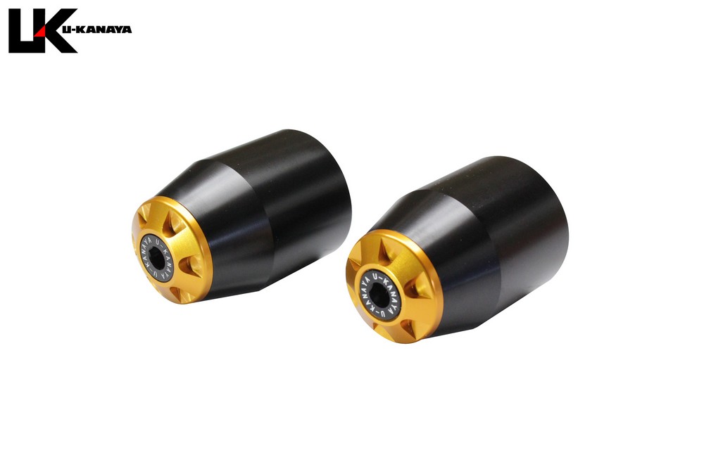 NC700X（RC63） アルミビレットロングバーエンド ヘビーウェイトタイプ（ブラック） U-KANAYA