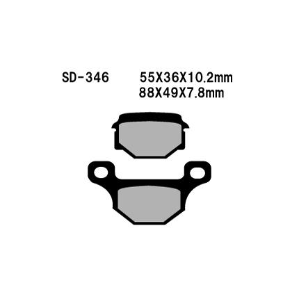 楽天バイク メンテ館フロントブレーキパッド オーガニック（レジン） Vesrah（ベスラ） GN125H （中国製）（09～10年）