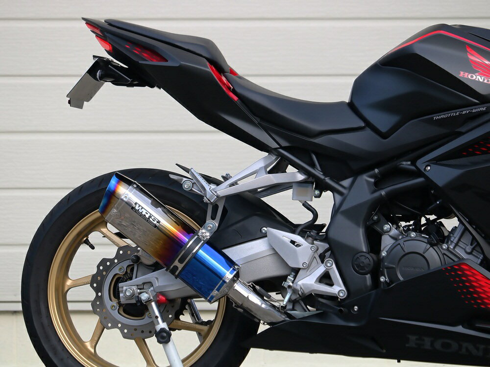 CBR250RR（20年） SS-OVAL SHORT LINE フルエキゾーストマフラー 焼き色チタンサイレンサー仕様 WR'S（ダブルアールズ）