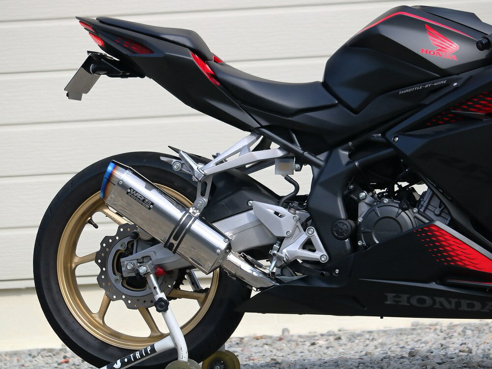 CBR250RR（20年） SS-OVAL SHORT LINE フルエキゾーストマフラー ステンレスサイレンサー仕様 WR'S（ダブルアールズ）