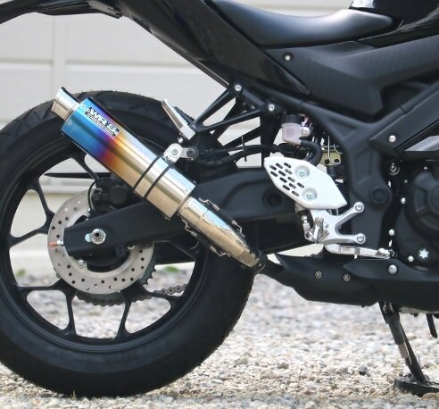 WR'S YZF-R25 YZF-R3 スリップオン ステンレスショートオーバルサイレンサー CV2255JM | ＷＲ'Ｓ | マフラー |  パーツラインアップ ｜バイクパーツ・バイク部品・用品のことならParts Online