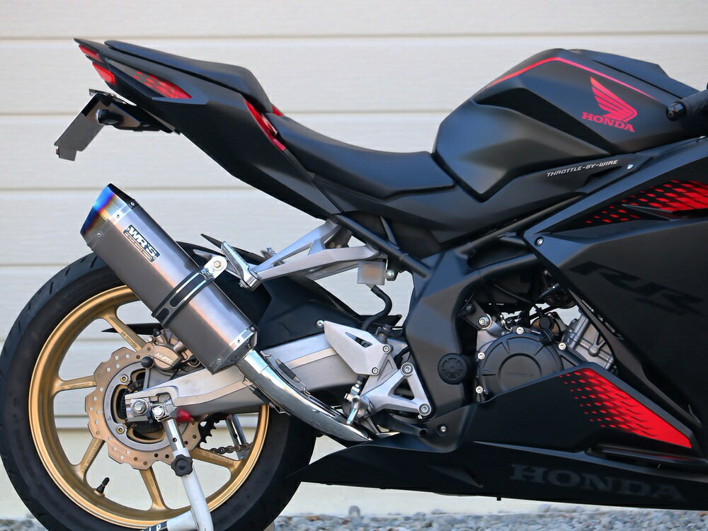 CBR250RR（20年） SS-OVALフルエキゾースト マフラー ソリッドチタンサイレンサー仕様 WR'S（ダブルアールズ）