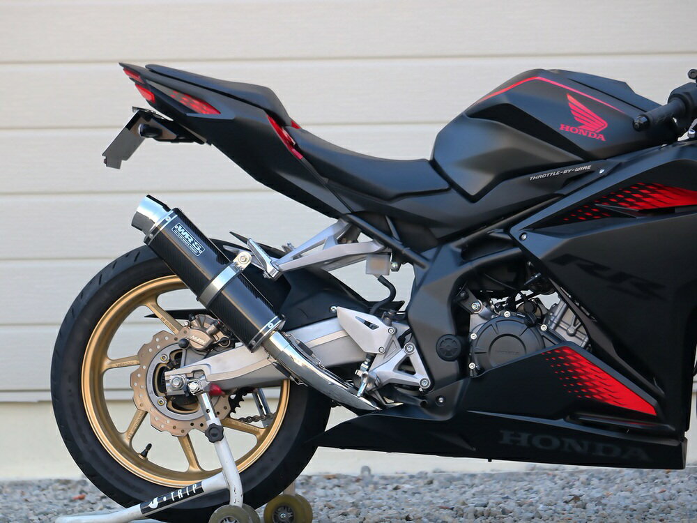 CBR250RR（20年） ラウンドタイプフルエキゾースト マフラー カーボンサイレンサー仕様 WR'S（ダブルアールズ）