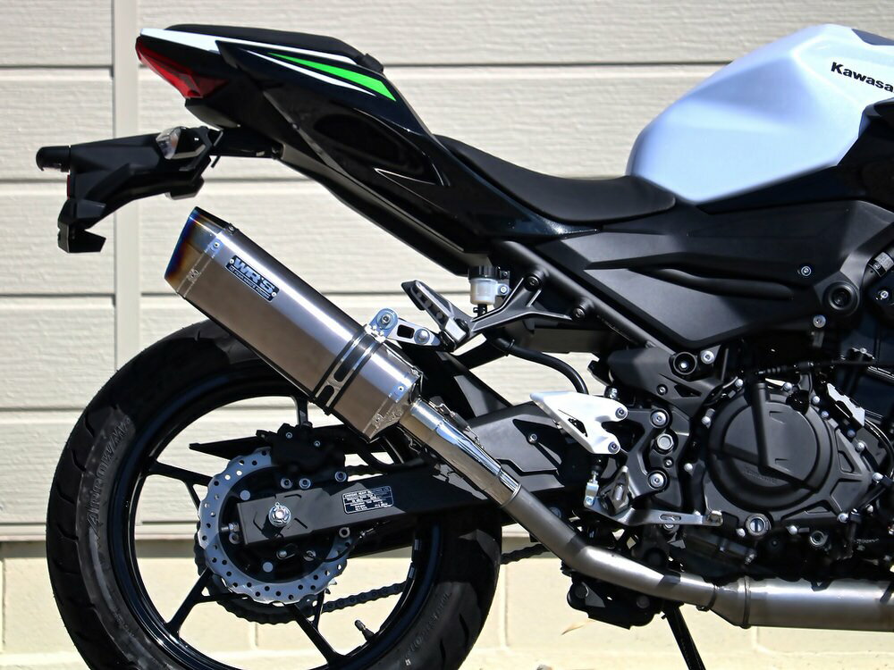 Z250（19年） SS-OVALソリッドタイプ スリップオンマフラー WR'S（ダブルアールズ）