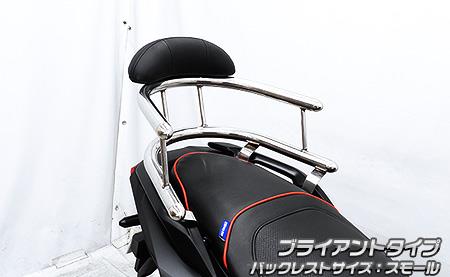 ADV160（8BK-KF54） バックホールドタンデムバー ブライアントタイプ バックレストスモール ウイルズウィン（WirusWin）