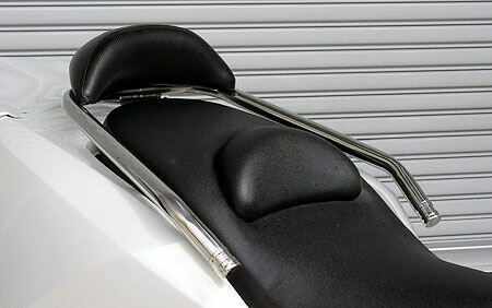 バックレスト付き 32φタンデムバー　エレガントタイプ マグザム（MAXAM） ウイルズウィン（WirusWin）