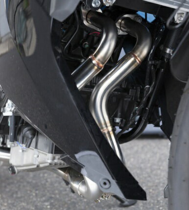 Ninja250（ニンジャ） SUS2in1エキゾーストASSY（バージョンアップ用）触媒付 YAMAMOTO（ヤマモトレーシング）