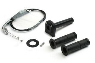 アクティブ 1067751 スロットルキット タイプ3 メッキ金具 ブラック 巻取φ44 CB400SF CB400SF(ABS) CB400SB CB400SB(ABS)