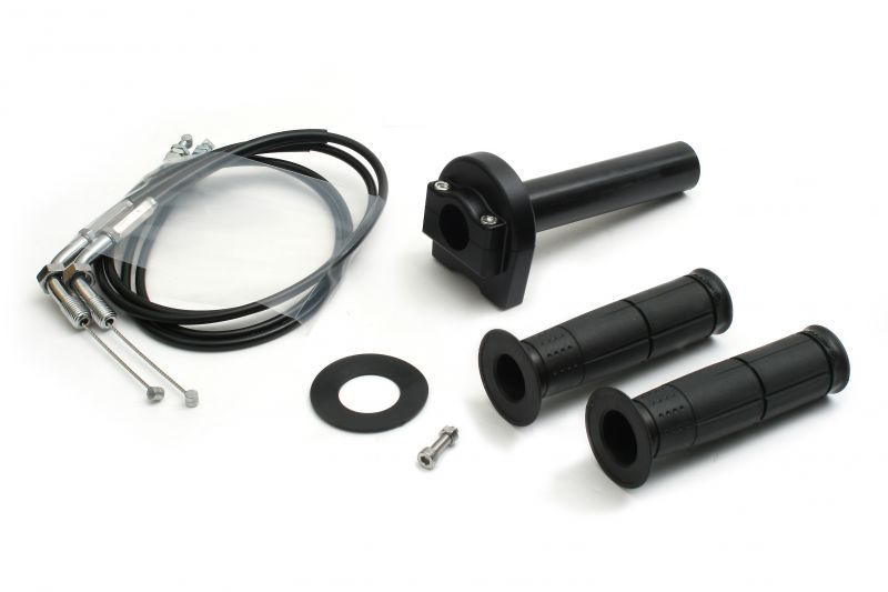 アクティブ 1068195 スロットルキット タイプ1 メッキ金具 ブラック 巻取φ36 800mm...