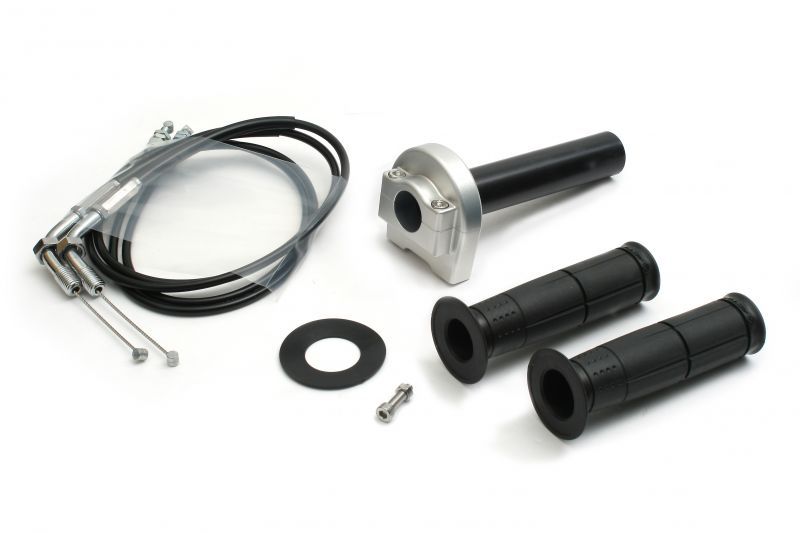 アクティブ 1068278 スロットルキット タイプ1 メッキ金具 シルバー 巻取φ44 900mm TMRキャブレターキット専用