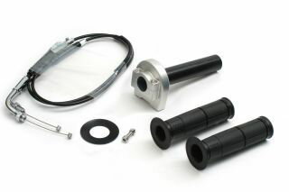 アクティブ 1068294 スロットルキット タイプ1 メッキ金具 シルバー 巻取φ44 ドゥカティ749/R/S ドゥカティ999/R/S FZ-1 FZ-1 FAZER