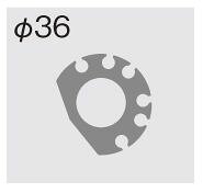 アクティブ 1069181 スロットルキット タイプ2 メッキ金具 チタンゴールド 巻取φ36 700mm TMRキャブレターキット専用