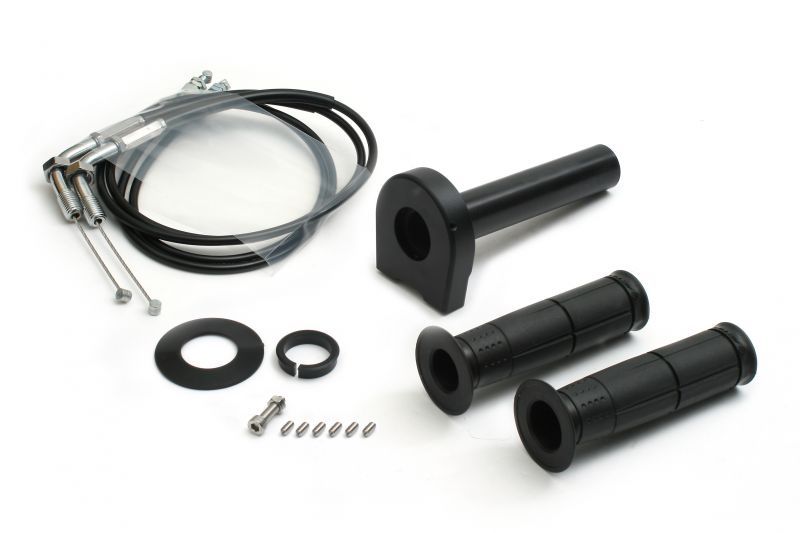 アクティブ 1069211 スロットルキット タイプ2 メッキ金具 ブラック 巻取φ36 900mm TMRキャブレターキット専用