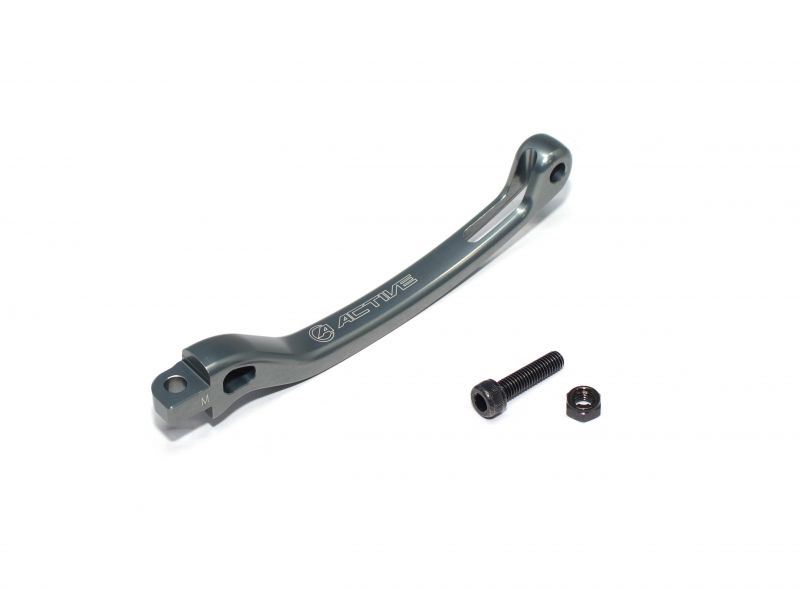 アクティブ 12000009 STFクラッチレバー単品 C1 ガンメタ 159mm バイク パーツ ACTIVE