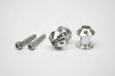アクティブ 1992004 ファッションフック シルバー M8×35mm/φ25 2個入 荷掛け ドレスアップ パーツ ACTIVE
