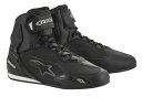 アルパインスターズ FASTER 3 SHOE ファスター3 ライディング シューズ ブラック/ブラック 8.5/26cm バイク 靴 くつ 軽量 軽い ツーリング アルパイン