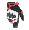 アルパインスターズ STELLA SMX-R GLOVE グローブ ブラック/ホワイト/ブライトレッド XS 女性用 バイク ツーリング メッシュ 手袋 スマホ対応 レディース