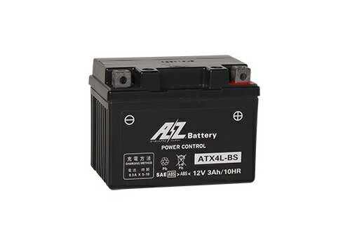 エイプ100 バッテリー AZバッテリー ATX4L-BS AZ MCバッテリー 液入充電済 AZバッテリー atx4l-bs