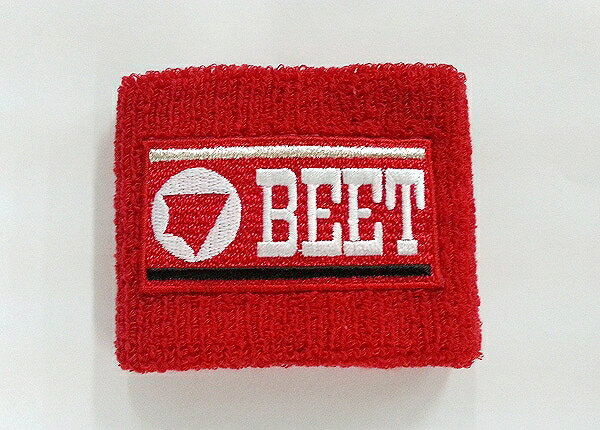 BEET 0708-RTB-06 BEET リストバンド レッド