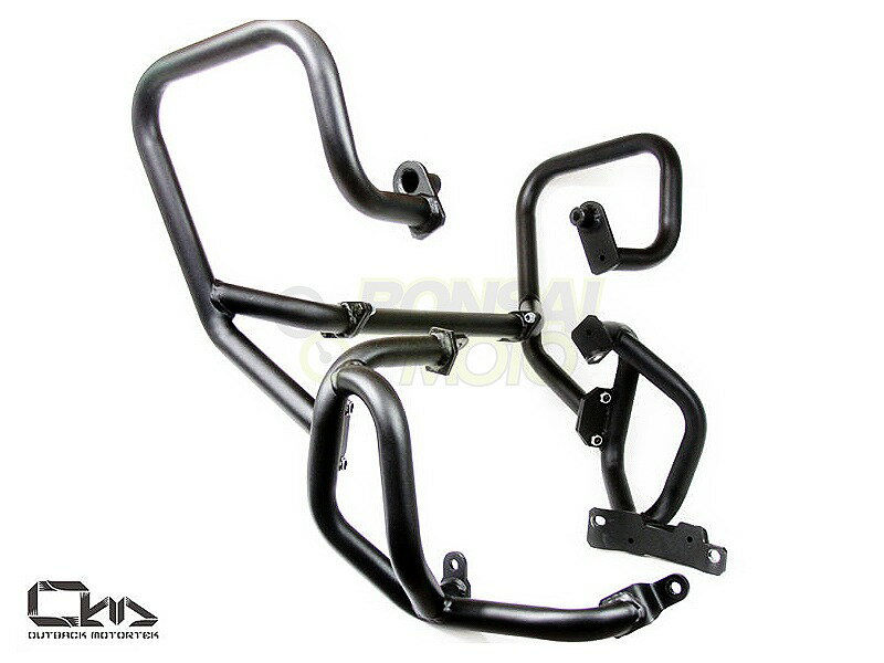 OUTBACKmotortek アウトバックモーターテック OBM-TGR800-CB クラッシュバー マットシルバー Triumph Tiger800(2018)