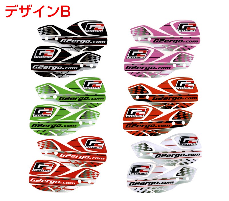 G2 エルゴノミクス Primus-decal-b-rd プリムス ハンドシールド用ワークスデカール デザインB レッド ..